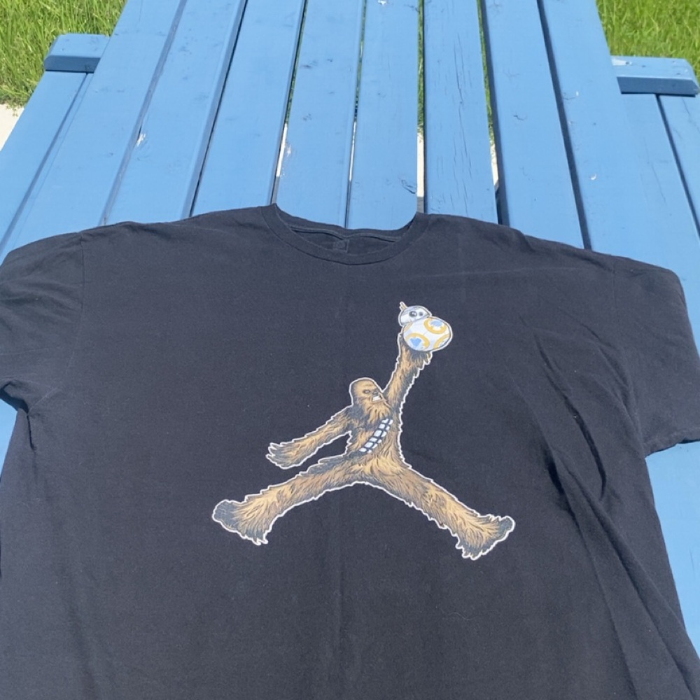 Chewbacca Graphic Men's T-Shirt - Black